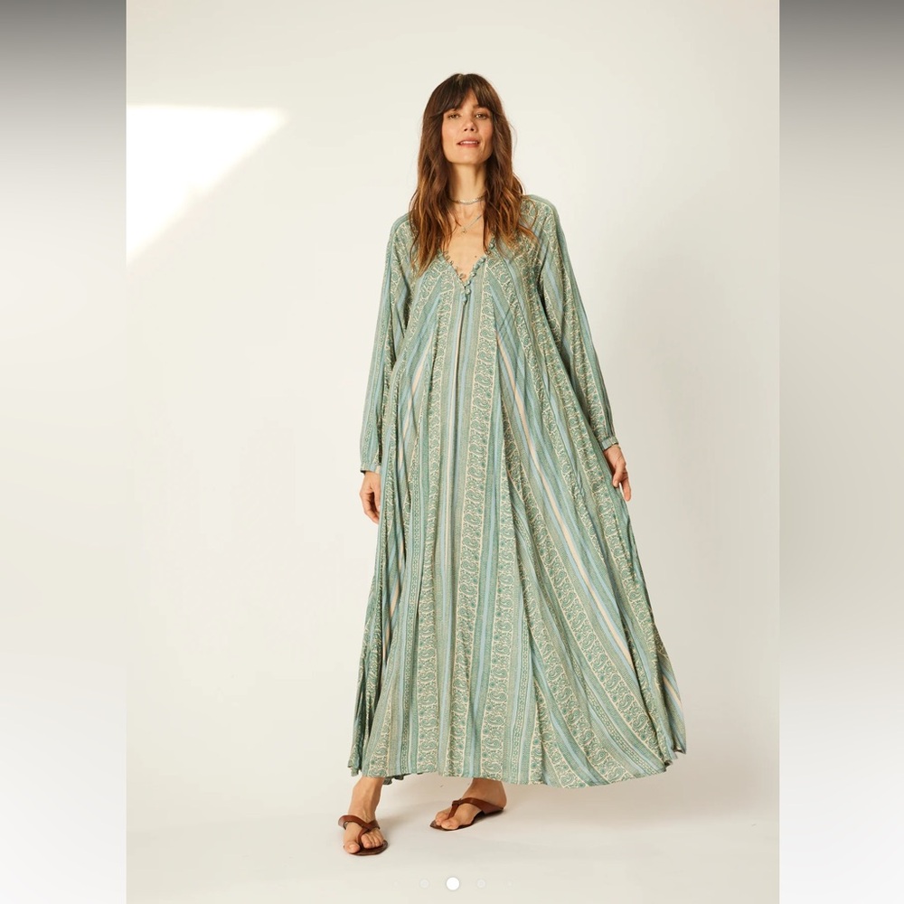 Natalie Martin Fiore Rayon in Pool Stripe Small